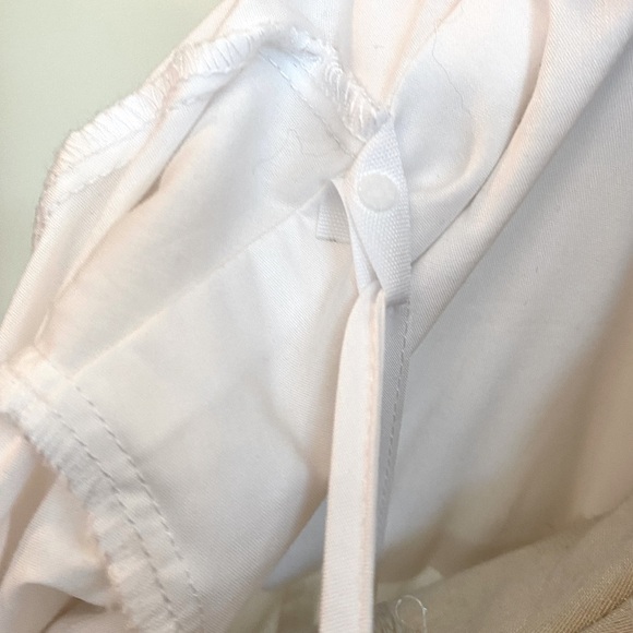 Nanette Lepore White Belted Cotton Mini Cotton Shirtdress Women’s Size 14 NWT - Picture 9 of 10